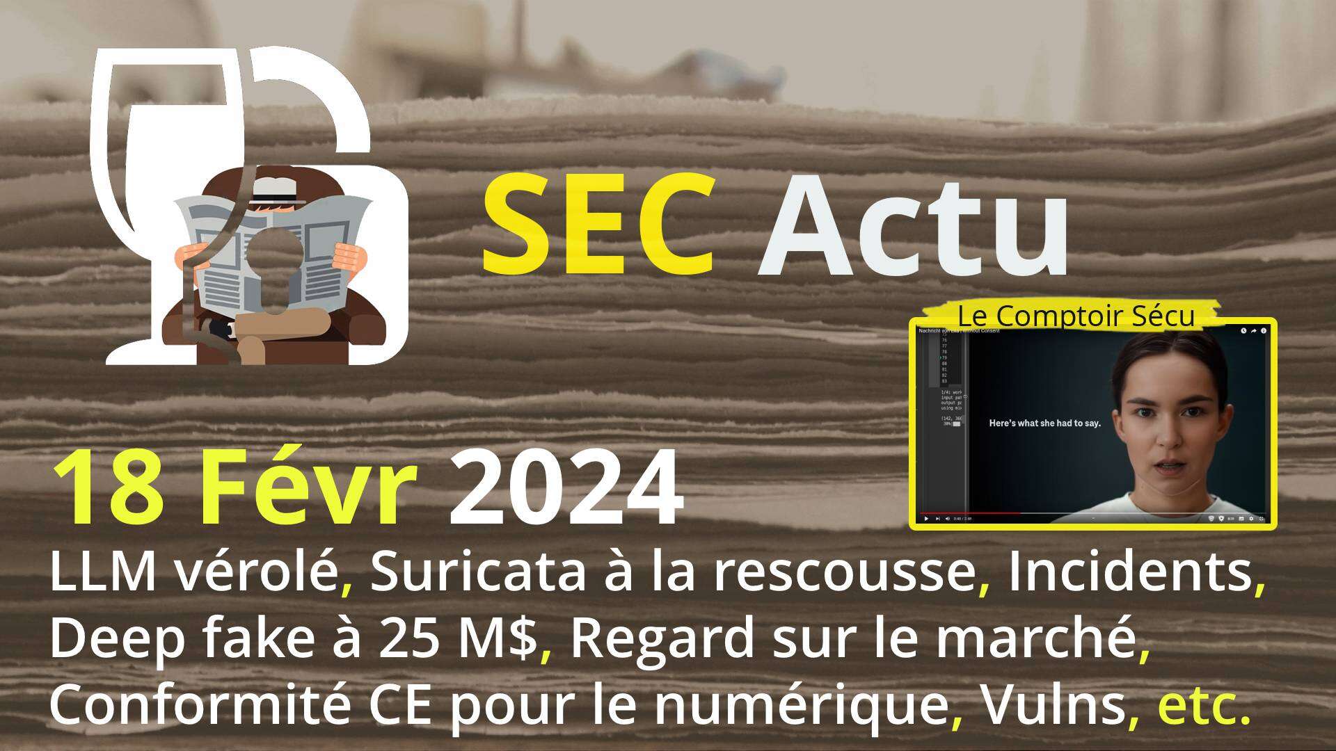 [SECActu] 18 Feb 2024